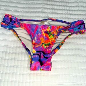 Multicolored bikini bottoms